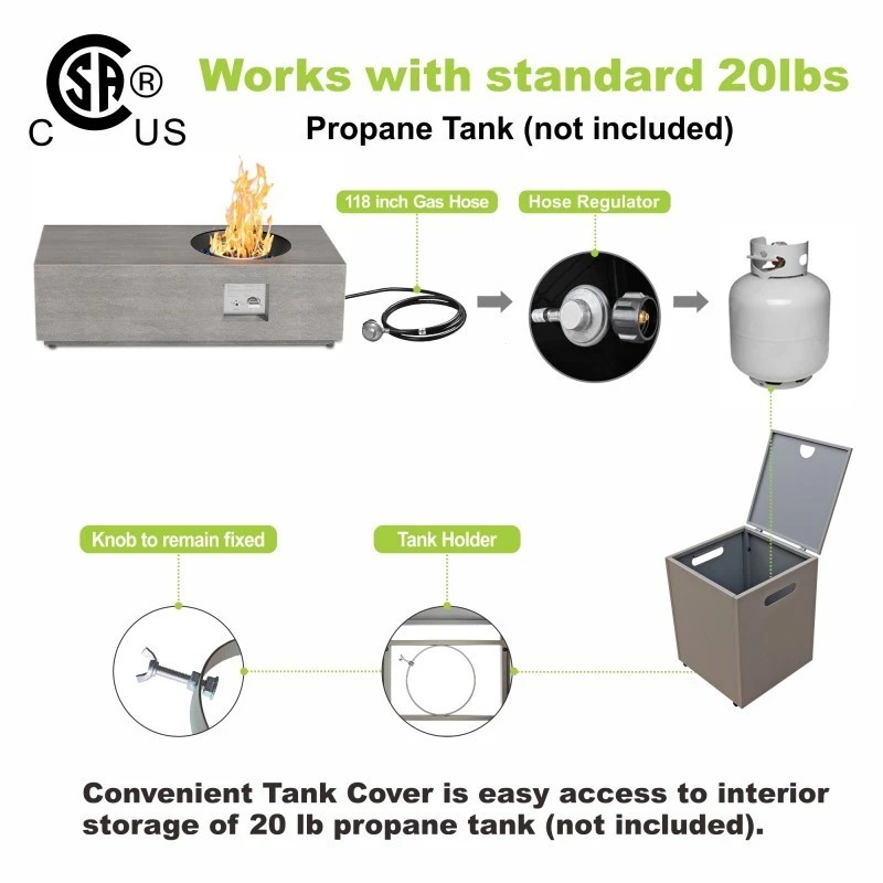 BLAZE 48"(Light Gray) 2