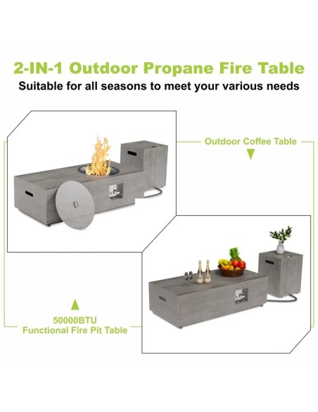 BLAZE 48"(Light Gray)